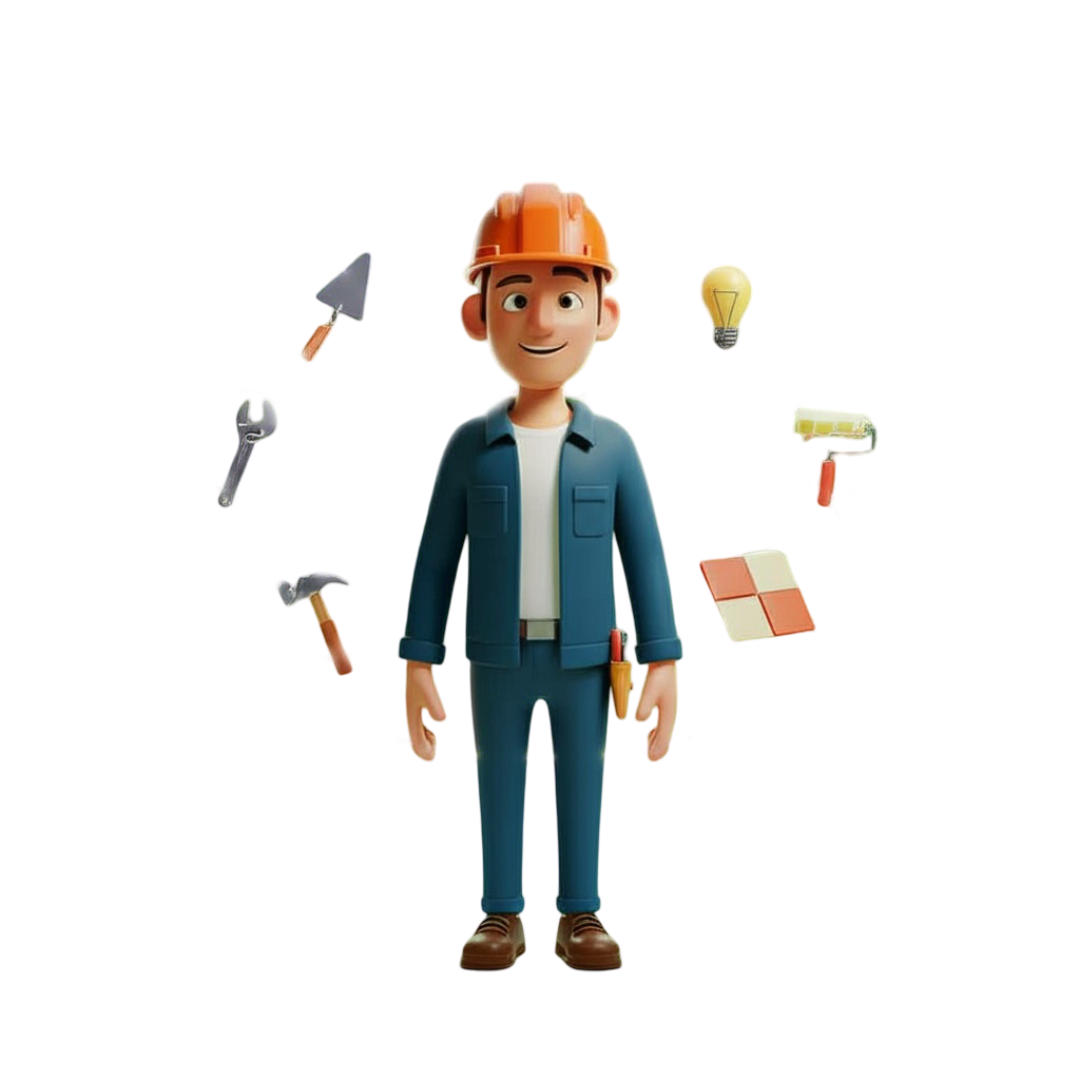 Profissional qualificado trabalhando com ferramentas